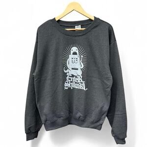 Enter shikari graphic screen printed on Mission Ridge sweatshirt skate emo